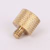 Picture of Standard 3/8"-16 Female to 1/4"-20 Male Tripod Thread Reducer Screw Adapter (Brass) Precision Made (2 Pack)