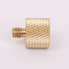 Picture of Standard 3/8"-16 Female to 1/4"-20 Male Tripod Thread Reducer Screw Adapter (Brass) Precision Made (2 Pack)