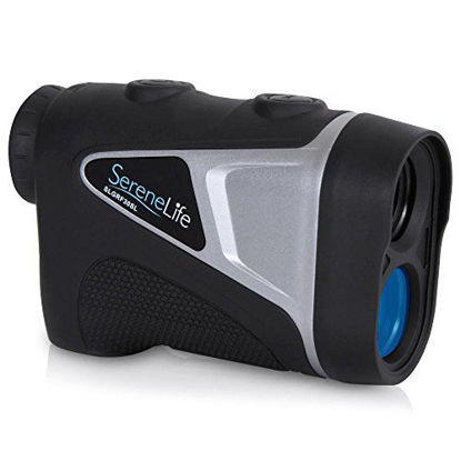 Picture of SereneLife Advanced Golf Laser Rangefinder with Pinsensor Technology - Waterproof Digital Golf Range Finder Accurate up to 540 Yards - Upgraded optical view