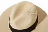 Picture of JOYEBUY Womens UPF50 Foldable Summer Straw Hat Wide Brim Fedora Sun Beach hat (Khaki)