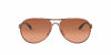 Picture of Oakley Women's OO4079 Feedback Metal Aviator Sunglasses, Rose Gold/Vr50 Brown Gradient, 59 mm