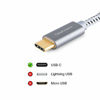 Picture of USB C to USB Adapter, CableCreation 0.5 Feet USB-C to USB-A 3.0 Female Adapter OTG (on-The-go) Cable, Compatible with New MacBook (Pro), Dell XPS 13/15, Galaxy S20/S10/S9/S8 etc, Space Gray