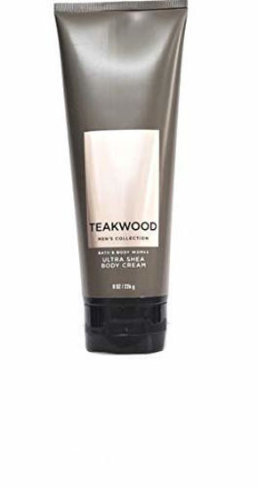 Bath and Body Works TEAKWOOD For Men - Full Size 3 PC Set - Cream