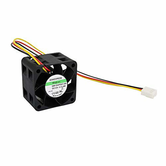 Picture of Twinkle Bay 40x28mm Cooling Fan, Replacement for Maglev Cooling Fan, 40 x 40 x 28mm with 3 Pin 3 Wire Connector (12V DC, 2.8 W)