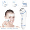 Picture of Facial Cleansing Brush, Waterproof Face Spin Brush Set with 4 Exfoliating Brush Heads - Complete Face Spa System by CLSEVXY - Advanced Microdermabrasion for Gentle Exfoliation and Deep Scrubbing