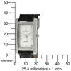 Picture of Peugeot Women Rectangular"H" Shape Wrist Watch with Matching Wrist Strap