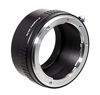 Picture of Fotasy Manual Nikon Lens to Sony E-Mount Adapter, Nikon F E Mount Adapter, Sony FE Nikon Adapter, fits Sony NEX-7 a3000 a3500 a5000 a5100 a6000 a6100 a6300 a6400 a6400 a6500 a6600 A7 A7R A7S I II III