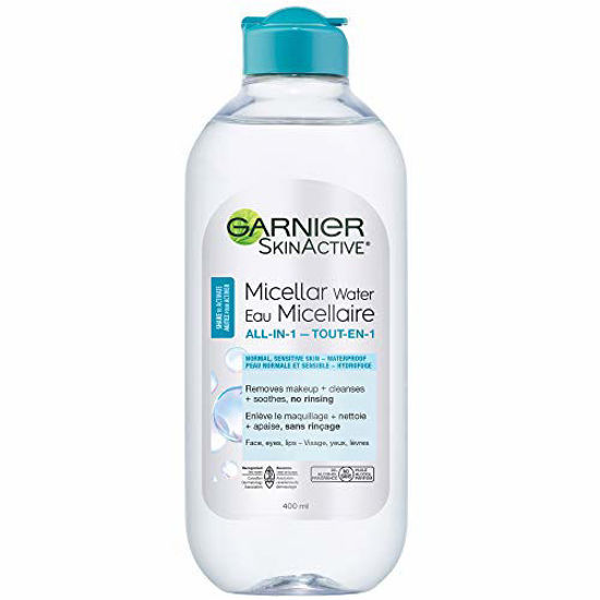 Picture of Garnier SkinActive Micellar Cleansing Water, For Waterproof Makeup, 13.5 Fl Oz