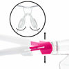 Picture of NoCry Safety Glasses with Clear Anti Fog Scratch Resistant Wrap-Around Lenses and No-Slip Grips, UV Protection. Adjustable, White & Pink Frames