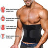 Picture of TAILONG Neoprene Waist Trimmer Ab Belt for Men Waist Trainer Corset Slimming Body Shaper Workout Sauna Hot Sweat Band (Black with Band, XX-Large)