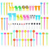 Picture of 66 Pcs Animal Food Picks for Kids, Mini Bento Picks, Cute Cartoon Animal Fruit Food Toothpicks, Lunch Bento Box Picks Forks