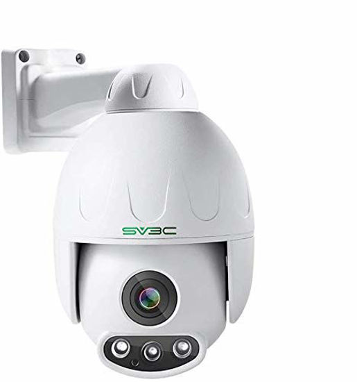 Picture of SV3C 5MP PTZ POE Camera Outdoor 5XOptical Zoom Pan Tilt Speed & 2.7-13.5MM Varifocal Lens Surveillance IP Security Two-Way Audio, 190FT Night Vision-Sony Sensor, ONVIF H.265, Support Max 128GB SD Card