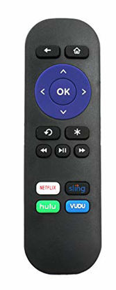 Picture of New IR Replaced Remote fit for Roku 1 2 3 4 HD LT XS XD Roku Express 3900R Premiere 4620XB 4210XB 3900R 2500R 2700R 2450XB w Channel Shortcut Buttons, NOT Support for Any Roku Stick or Roku TV
