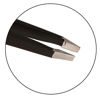 Picture of Expert Slant Tip Tweezers, Stainless Steel, Perfect for Eyebrow Shaping, (black)