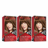 Picture of Revlon Colorsilk Beautiful Color Permanent Hair Color with 3D Gel Technology & Keratin, 100% Gray Coverage Hair Dye, 43 Medium Golden Brown, 4.4 oz (Pack of 3)