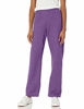 Picture of Hanes womens ComfortSoft EcoSmart Women's REGULAR Open Bottom Leg Sweatpants Violet Splendor Heather Large