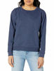 Picture of Hanes Women's V-Notch Pullover Fleece Sweatshirt, Navy Heather, Medium