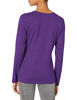 Picture of Hanes Women's Long Sleeve Tee, Violet Splendor, X-Large