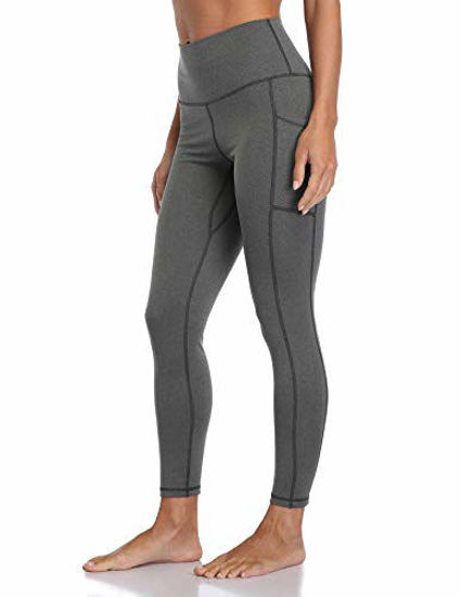 GetUSCart- Colorfulkoala Women's High Waisted Yoga Pants 7/8 Length Leggings  with Pockets (XL, Steel Blue)