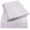 Picture of 1500 Supreme Collection Bed Sheet Set - Extra Soft, Elastic Corner Straps, Deep Pockets, Wrinkle & Fade Resistant Hypoallergenic Sheets Set, Luxury Hotel Bedding, Queen, Lilac