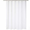 Picture of Plastic Shower Curtain, 36 x 72 Inches EVA 8G Shower Curtain with Heavy Duty Stones and 6 Grommet Holes, Waterproof Thick Bathroom Plastic Shower Curtains-Frosted