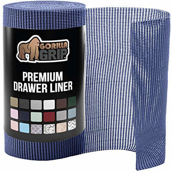 Drawer and Shelf Liner, Non Adhesive Roll, 20 Inch x 10 FT, Durable and  Strong, Grip Liners for Drawers, Shelves, Cabinets, Storage, Kitchen and