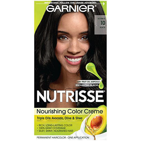 Picture of Garnier Nutrisse Nourishing Color Creme Black [10] 1 ea