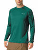 Picture of BALEAF Men's UPF 50+ Sun Protection Shirts Long Sleeve Dri Fit SPF T-Shirts Lightweight Fishing Hiking Running Emerald Size XXXL