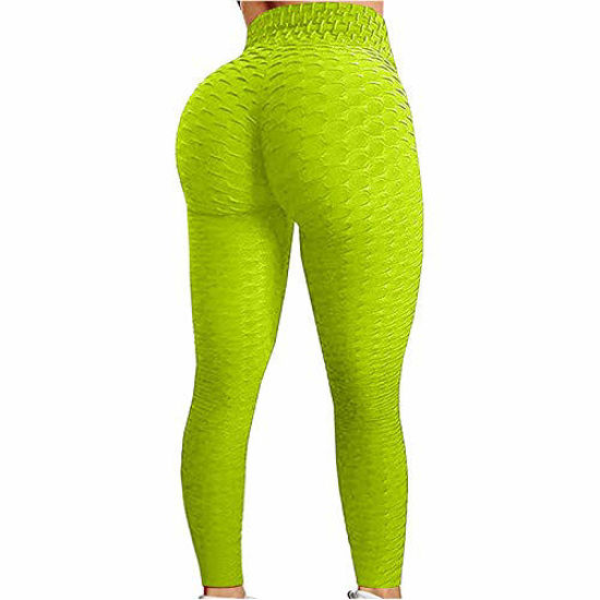 Famous TIK Tok Leggings Yoga Pants for Women Butt Lift High Waist Tummy  Control Booty Bubble Workout Running Tights 