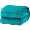 Picture of Bedsure Fleece Blanket King Size Teal Lightweight Super Soft Cozy Luxury Bed Blanket Microfiber