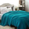 Picture of Bedsure Fleece Blanket King Size Teal Lightweight Super Soft Cozy Luxury Bed Blanket Microfiber