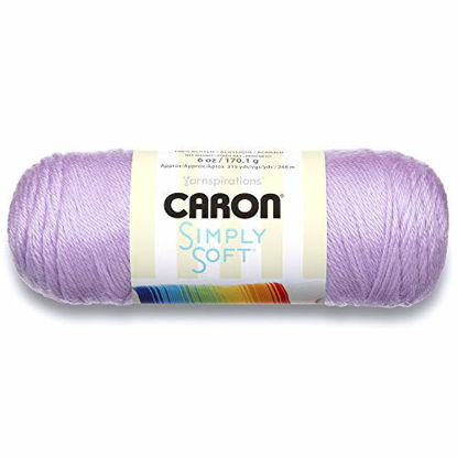 Picture of Caron H970039717 Simply Soft Solids Yarn (4) Medium Gauge 100% Acrylic - 6 oz - Orchid - Machine Wash & Dry