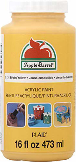 Picture of Apple Barrel Acrylic Paint in Assorted Colors (16 Ounce), 21131 Bright Yellow