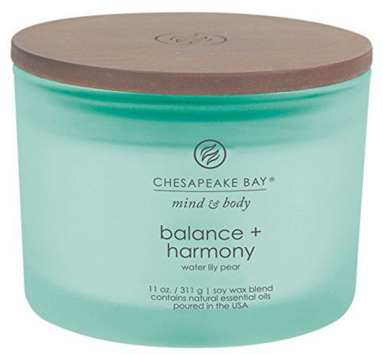 Picture of Chesapeake Bay Candle Scented Candle, Balance + Harmony (Water Lily Pear), Coffee Table