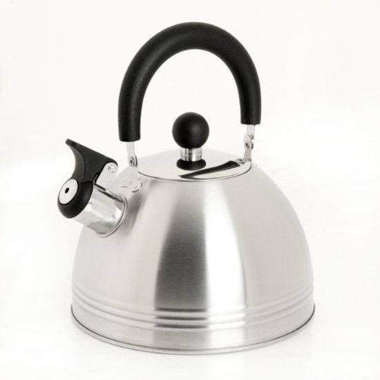 Picture of Mr. Coffee Carterton Stainless Steel Whistling Tea Kettle, 1.5-Quart, Mirror Polish