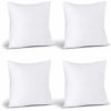 Picture of Utopia Bedding Throw Pillows Insert (Pack of 4, White) - 12 x 12 Inches Bed and Couch Pillows - Indoor Decorative Pillows