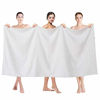 Picture of American Soft Linen Turkish Cotton Large, Jumbo Bath Towel 35x70 Premium & Luxury Towels for Bathroom, Maximum Softness & Absorbent Bath Sheet [Worth $34.95] - Bright White