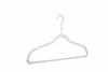 Picture of Amazon Basics Velvet Non-Slip Suit Clothes Hangers, Ivory/Rose Gold - Pack of 100