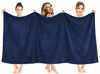 Picture of American Soft Linen 40x80 Inch Premium, Soft & Luxury Ringspun Cotton 650 GSM Extra Large Jumbo Turkish Bath Towel for Maximum Softness & Absorbent [Worth $64.99] Navy Blue