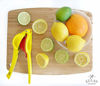 Picture of Top Rated Zulay Premium Quality Metal Lemon Lime Squeezer - Manual Citrus Press Juicer (Bright Yellow and Red)