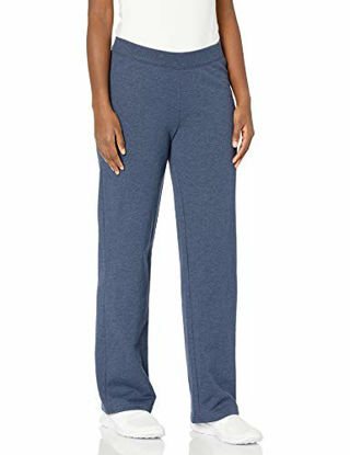 Picture of Hanes Women's Petite-Length Middle Rise Sweatpants - X-Large - Hanes Navy Heather