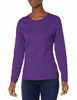 Picture of Hanes Women's Long Sleeve Tee, Violet Splendor, Medium