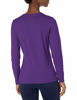 Picture of Hanes Women's Long Sleeve Tee, Violet Splendor, Medium