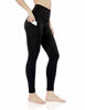 Picture of ODODOS Women's High Waisted Yoga Leggings with Pocket, Workout Sports Running Athletic Leggings with Pocket, Full-Length, Black,X-Small