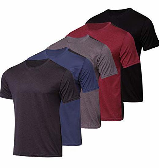 GetUSCart- Men's Quick Dry Fit Dri-Fit Short Sleeve Active Wear