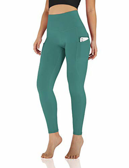 ODODOS Women's High Waisted Yoga Pants with Pocket, Workout Sports