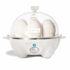 Picture of Dash Rapid Egg Cooker: 6 Egg Capacity Electric Egg Cooker for Hard Boiled Eggs, Poached Eggs, Scrambled Eggs, or Omelets with Auto Shut Off Feature - White