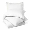 Picture of Nestl Duvet Cover 3 Piece Set - Ultra Soft Double Brushed Microfiber Hotel-Quality - Comforter Cover with Button Closure and 2 Pillow Shams, White - Queen 90"x90"