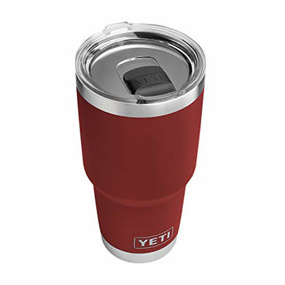 Picture of YETI Rambler 30 oz Stainless Steel Vacuum Insulated Tumbler w/MagSlider Lid, Brick Red