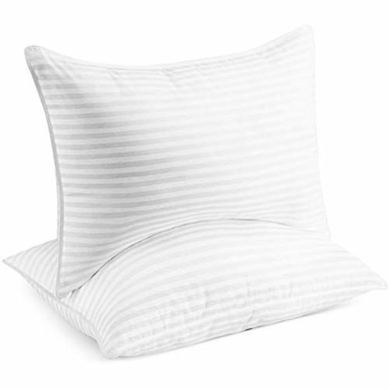 Picture of Beckham Hotel Collection Bed Pillows for Sleeping - King Size, Set of 2 - Soft Allergy Friendly, Cooling, Luxury Gel Pillow for Back, Stomach or Side Sleepers